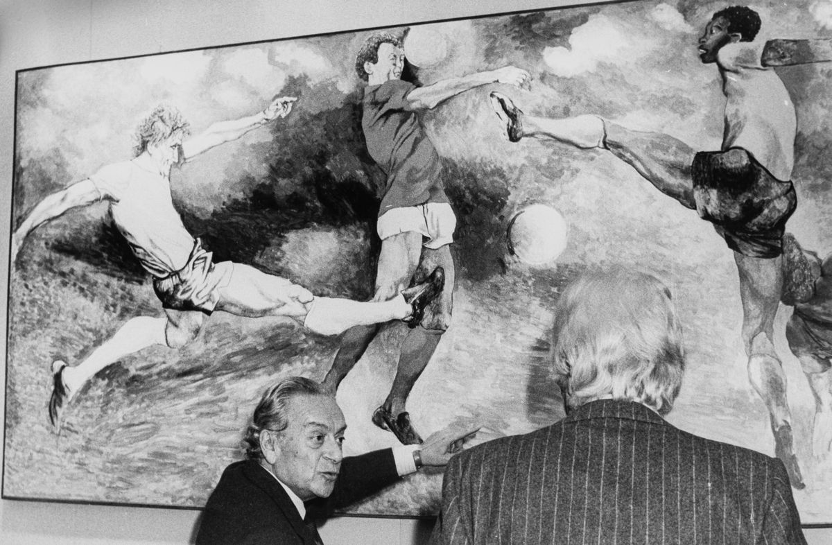 Anonimo - Renato Guttuso, Due stampe vintage alla gelatina ai sali d'argento