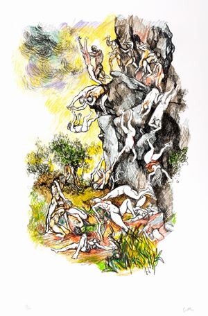 Guttuso Renato - Tribute to Albrecht Durer