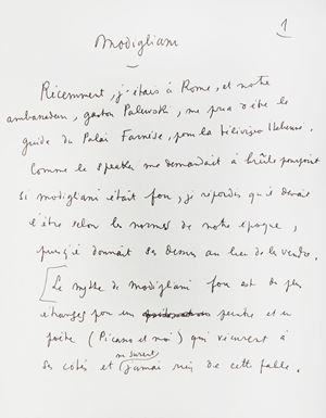 Amedeo Modigliani - Modigliani