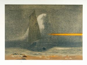 Guccione Piero - Study for a Shipwreck - to C.D. Friedrich