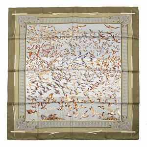 Libres comme l'air Silk Twill scarf