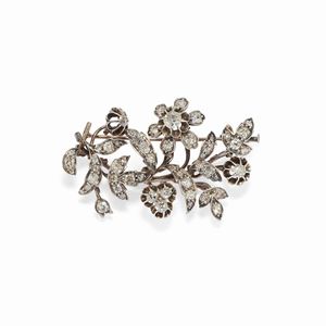 Spilla con diamanti