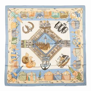 Foulard Charmes des plages Normandes