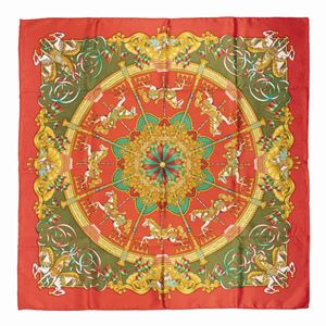 Luna Park Silk Twill scarf