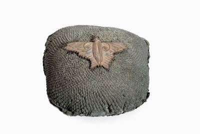 Farfalla - Bronzo patina bruna, esemplare unico