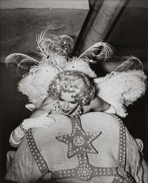 Marilyn Monroe on elephant