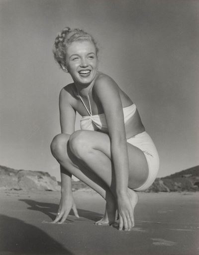 Marilyn Monroe On Torbay Beach