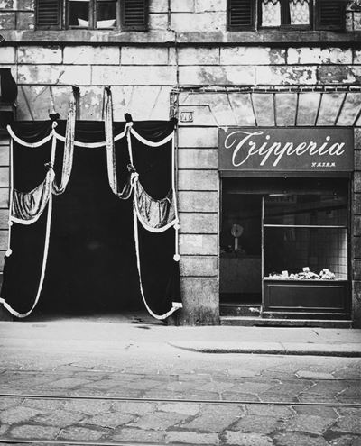 Milano, corso Garibaldi 75 - Stampa vintage alla gelatina ai sali d'argento