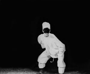 Pino Pascali dressed as Pulcinella for Cirio advertisements 1964/65