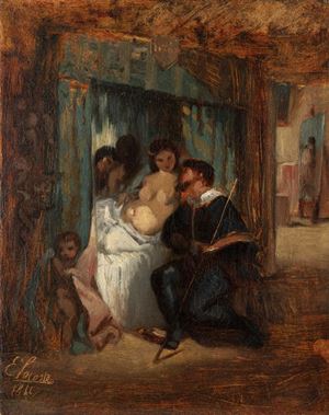 Titian and the model