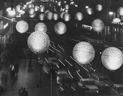 Milano, viale Col di Lana - Stampa vintage alla gelatina ai sali d'argento