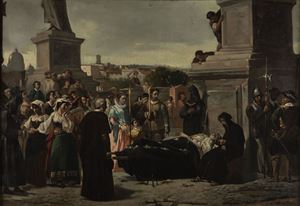 Il corpo di Beatrice Cenci esposto a Ponte Sant’Angelo