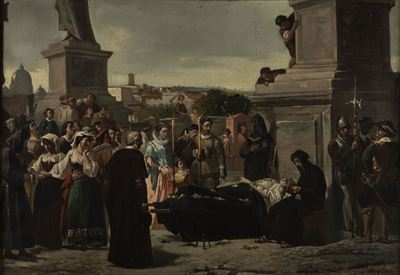Il Corpo di Beatrice Cenci Esposto a Ponte Sant’angelo