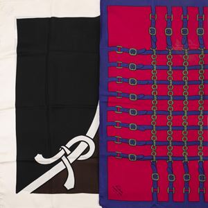 di Camerino Roberta - Lot of two Silk Twill scarves