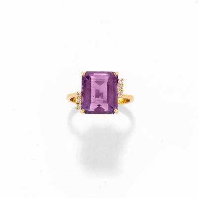 Anello con Ametista