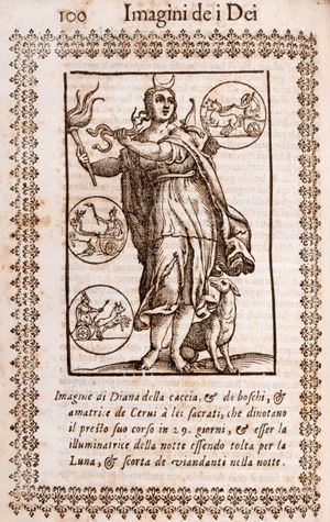 Seconda nouissima editione delle imagini de gli dei delli antichi [...] Cauate da' marmi, .. da Lorenzo Pignoria padouano. Aggionteui le annotationi del medesimo sopra tutta l'opera.