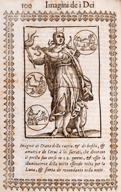 Seconda Nouissima Editione delle Imagini De gli dei Delli Antichi [...] Cauate da' Marmi, .. da L...