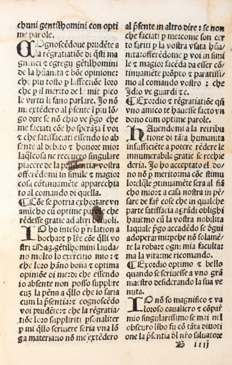 Bartolomeo Miniatore - Formulario Ovvero Epistolario Volgare Cio e Modo De Insegnare À Dittare Le...
