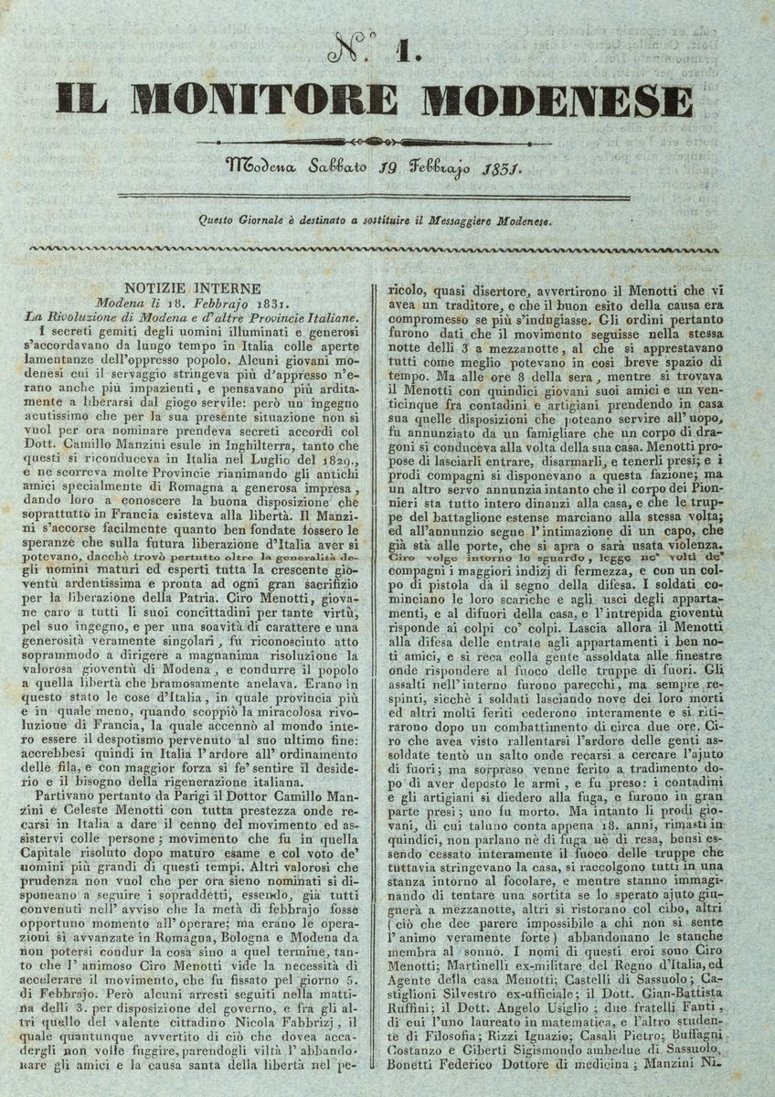 Il Monitore Modenese