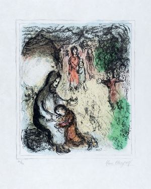 Chagall Marc - La Bènediction de Jacob
