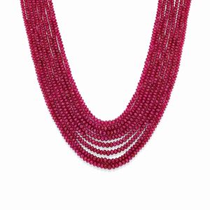  - Collana in rubini