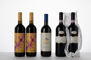 Selection of Red Italian Wines