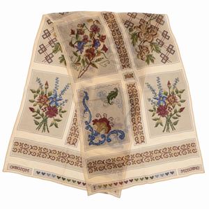 Moschino  - Silk chiffon scarf