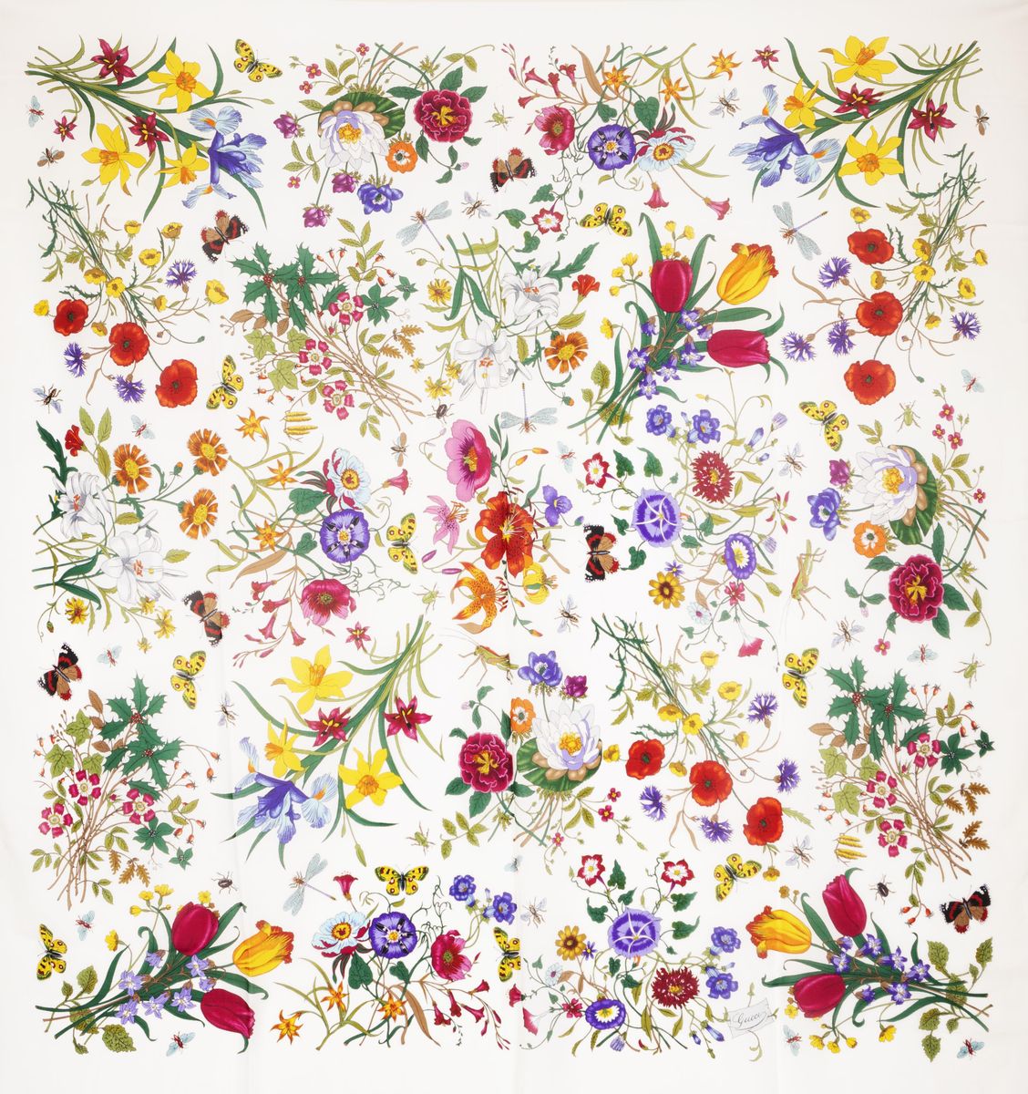 Foulard gucci flora vintage prezzi hotsell