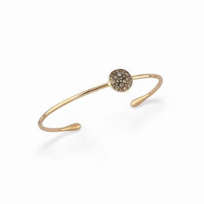 Bracciale in oro giallo 18K con diamanti brown e incolori, collezione 'Sabbia'