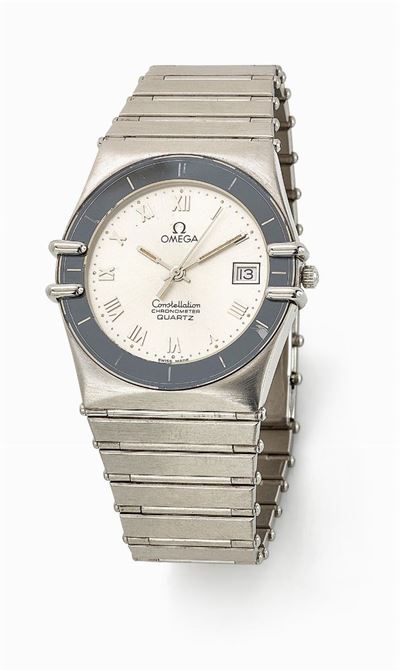 Omega, Orologio Constellation al Quarzo Unisex in Acciaio