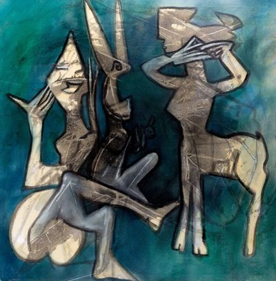 Senza titolo, olio su tela, 1981