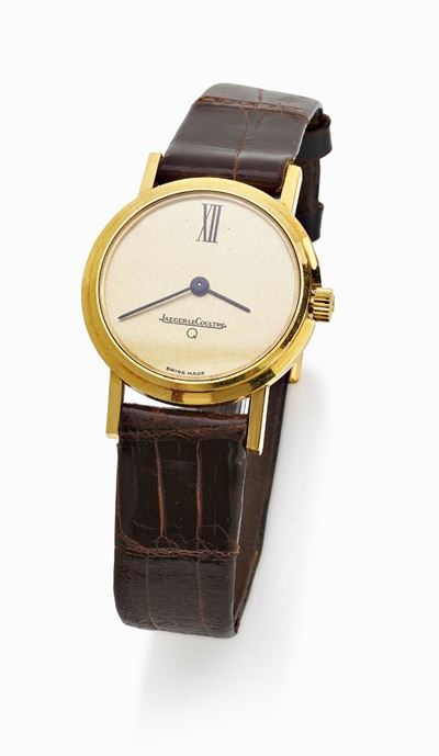 Jaeger Le Coultre, Orologio da polso da donna in oro 18K con movimento al quarzo