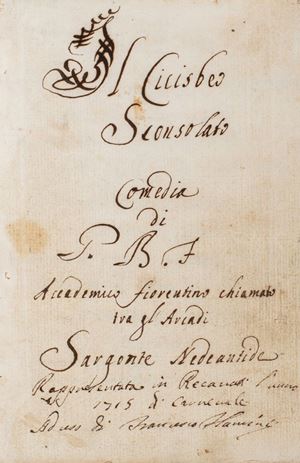 Il Cicisbeo sconsolato