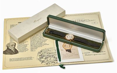 Breguet, Orologio da polso Jumping Hour in oro 18K Ref. 4690