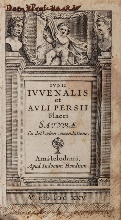 Iunii Iuvenalis Et Auli Persii Flacci Satyre