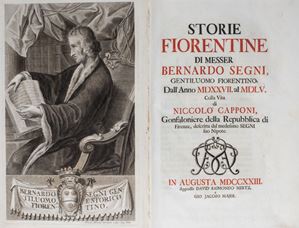 Segni, Bernardo - Storie fiorentine