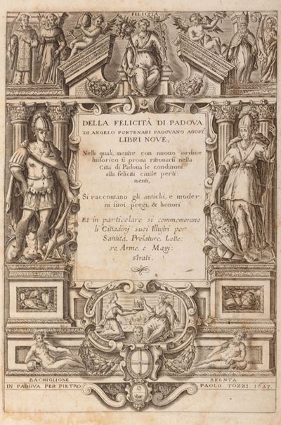 Della Felicità di Padova .. Libri Nove