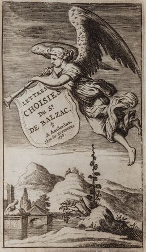 Jean Louis Guez  de Balzac - Lettres choisies du sieur de Balzac