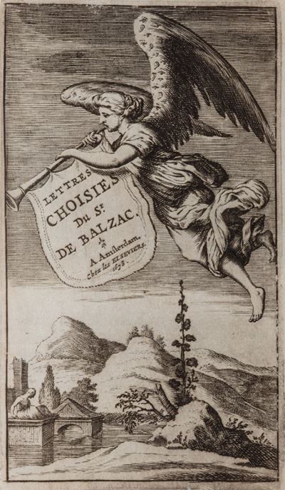 Lettres Choisies Du Sieur De Balzac