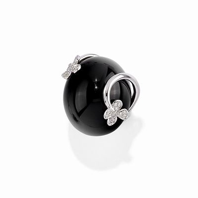 Anello con Onice e Diamanti