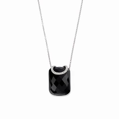 Collana con Onice e Diamanti