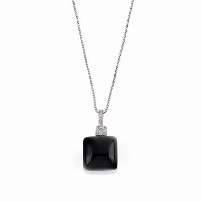 Collana con Onice e Diamanti