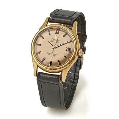 OMEGA, Constellation Calendar, orologio da polso in oro rosa 18K