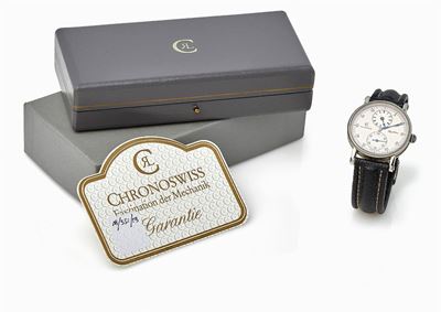 Chronoswiss, Regulateur orologio da polso in acciaio