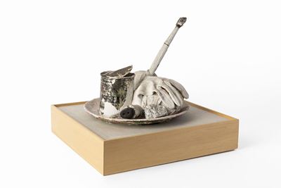 Piatto numero 1, terracotta e tecnica mista, 1964