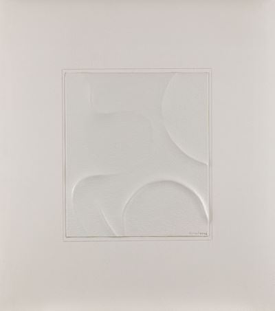 Bianco - carta estroflessa e acrilico, 1998