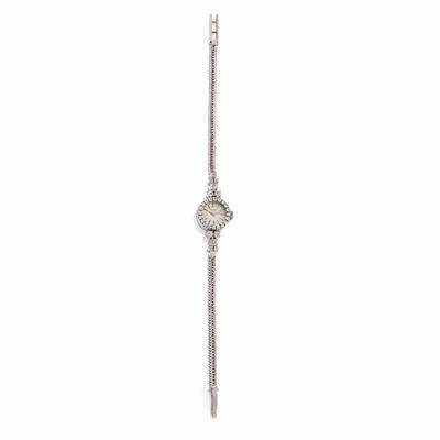 Orologio da donna in oro bianco 18K con diamanti
