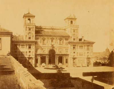 Roma: Accademia di Francia, Stampa all'albumina vintage