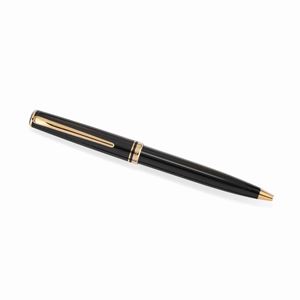 A ballpoint pen Meisterstuck, Gold coated, Classique, Montblanc, with box