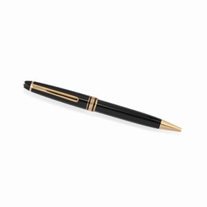 A ballpoint pen, Meisterstuck Gold Coated, Le Grand, Montblanc, with box